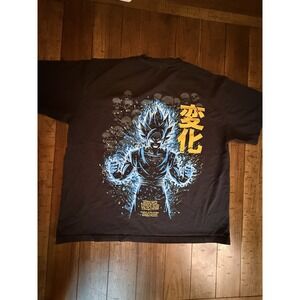 flux‎ gear short sleeve t shirt mens large black graphic design on back